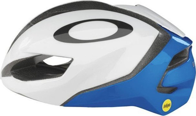 Helmetë biçiklete Oakley ARO3, madhësia S, ajrosje e mirë, Atomic Blue me të bardhë