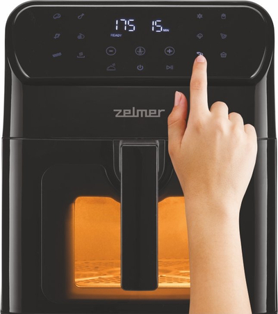 Fritezë ajri Zelmer ZAF6500, 6.5L, 1500W, e zezë