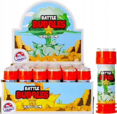 Flluska sapuni My Bubble Battle Stars 486759, 55 ml, shumëngjyrëshe