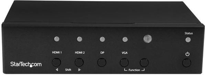 Ndërprerës HDMI StarTech Multi Input, 4 porta, 4K 30Hz, i zi