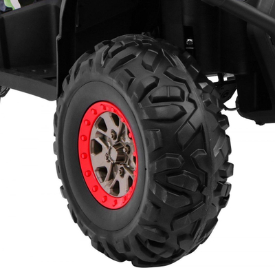 ATV elektrik për fëmijë Desert 4x4, goma EVA, telekomandë, kamuflazh jeshil i zi