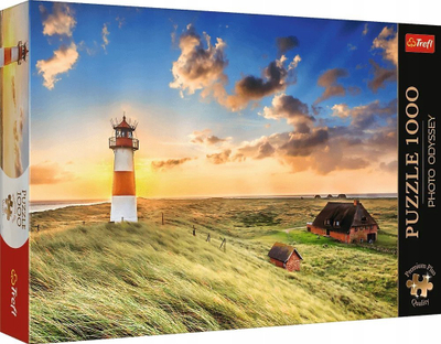 Puzzle Trefl Premium Plus List Ost Lighthouse Germany, 1000 pjesë, shumëngjyrësh