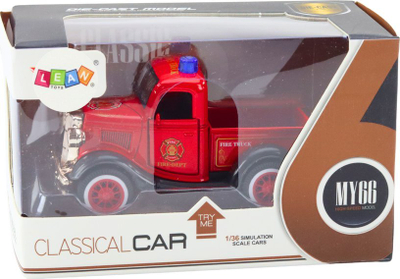 Lodër kamion zjarrfikës Classic Fire Truck, 1:36, drita dhe tinguj, i kuq