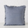 Jastëk dekorativ Boltze Home Lenea, 45 x 45 cm, pambuk, gri e errët