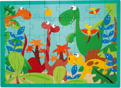 Puzzle Dino World PSI Scratch, 40 copa, shumëngjyrësh