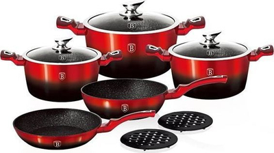 Set tenxhere metalike Berlinger Haus BH-1631, 10 elemente 