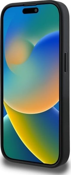 Mbulesë telefoni US Polo për iPhone 15 Pro Max 6.7", lëkurë, e zezë