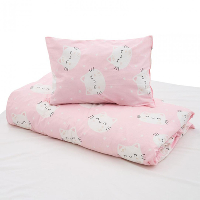 Set shtrati Single Cat, 100% pambuk, 92 GSM, me mace