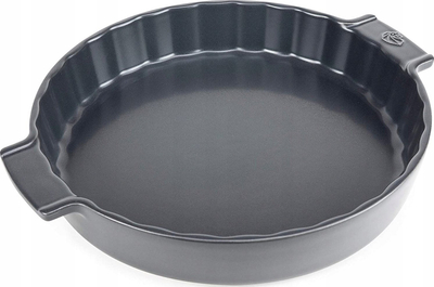 Tavë pite Peugeot, qeramike 28cm, rrumbullake, gri e errët