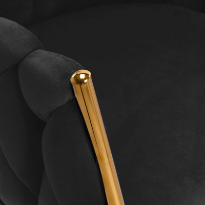 Karrige zyre 4Rico QS-GW06G, ergonomike, e zezë