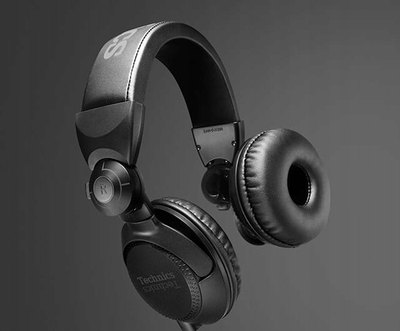 Kufje DJ Technics EAH-DJ1200, me tel, over ear, të zeza