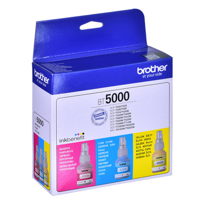 Ngjyrë Brother BT5000CLVAL, 5000 faqe, cian/magenta/e verdhë