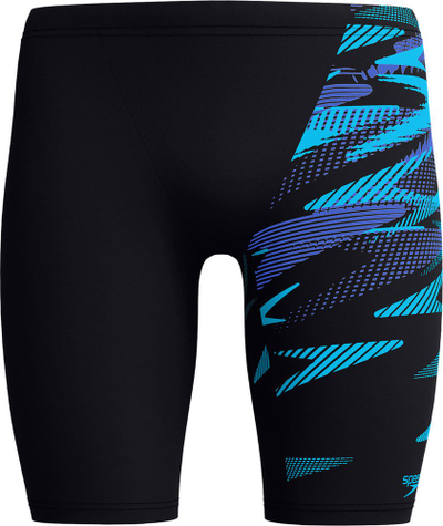 Rroba banje burra Speedo HyperBoom V-Cut Jammer, Endurance+, të zeza blu