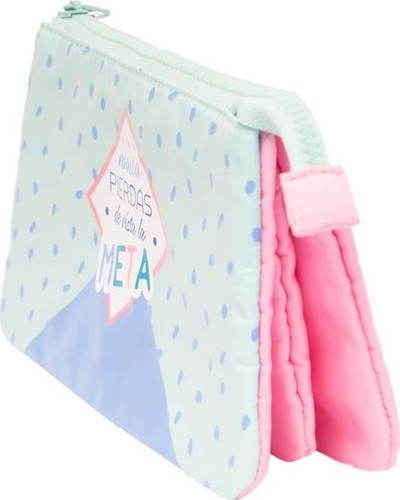Kuti lapsash Amelie Pastel me 3 ndarje, prej poliestri, me ngjyra pastel shumëngjyrëshe