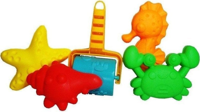 Set forma rëre Swede Sand Molds, 4 pjesë, shumëngjyrësh