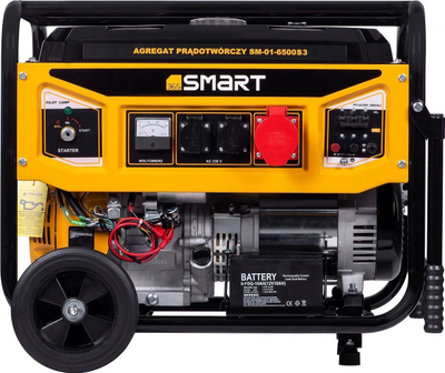 Gjenerator SMART365 SM-01-6500S3, 5KW, benzine, i kuq