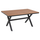 Tavolinë katrore alumini Tawnee 150x89,5x73Hcm (HM6037.01)