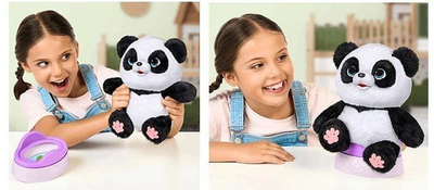 Lodër figurë Cobi Small Living Pets Panda, plastikë, për kalamaj