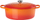 Tenxhere gize ovale Le Creuset Signature, me emalim, Flame portokalli
