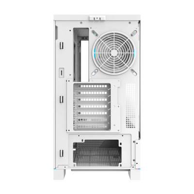 Kaso kompjuteri DarkFlash DY451, ATX, xham i temperuar, e bardhë