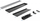 Set montimi DIN rail Delock 4U, për raft 19", metal, i zi