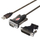 Kabllo USB Unitek Y105A, USB A në RS 232, 1.4m, i zi