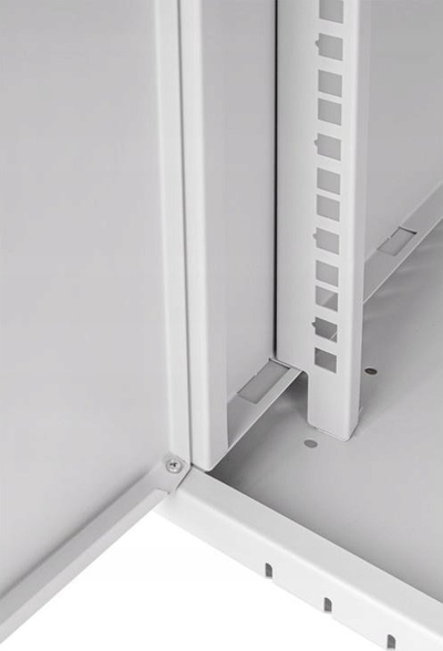 Kabinet rrjeti Digitus 19" 12U, 450mm, derë xhami, gri