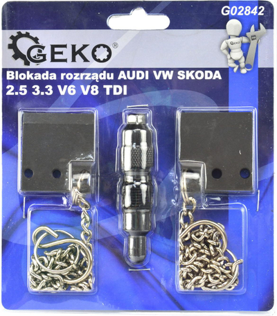 Сет за блокирање на време на мотор Geko, за Audi VW Skoda 2.5 3.3 V6 V8 TDI