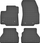 Tapete gome për dysheme Ford B-Max 2012-2017, set 4 copë, të zezë