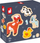 Puzzle druri Janod Farm Animals, 4 puzzle, 2 deri 5 pjesë, shumëngjyrëshe
