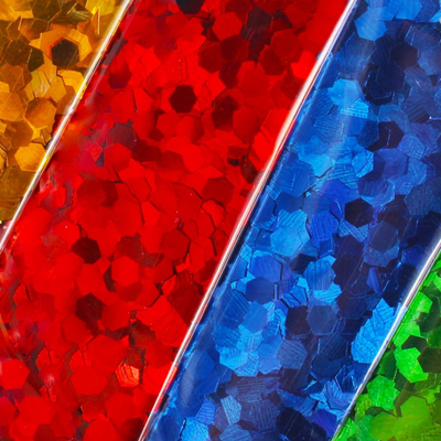 Pluhur xixëllimash Starpak Glitter Powder, 6 ngjyra, 2 g, shumëngjyrësh