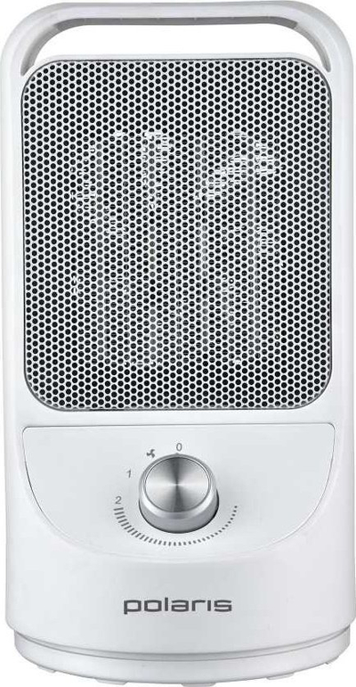 Ngrohës me ventilator Polaris, 800W 1500W, për dhoma deri 20 m², i bardhë