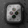 Kapak mbrojtës Uniq Nautic për Apple Watch 7/8 45mm, xham i temperuar, IP68, i zi