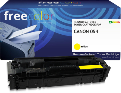Toner Freecolor K18636F7 për Canon, i verdhë, rendiment 6000 faqe