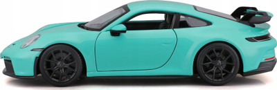 Maket makine Bburago Porsche 911 GT3, shkalla 1/24, diecast, jeshile e çelët