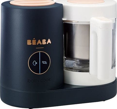 Мултикукер Beaba Babycook Neo, сад од стакло, корпа од не'рѓосувачки челик, сива