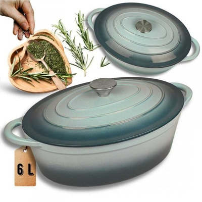 Tenxhere gize Hage Sea Salt, 6L, e emluar, gri-kaltëroshe