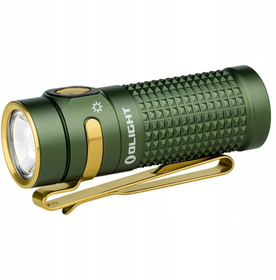 Dritë dore Olight Baton 4, 1300 lumene, EDC, jeshile