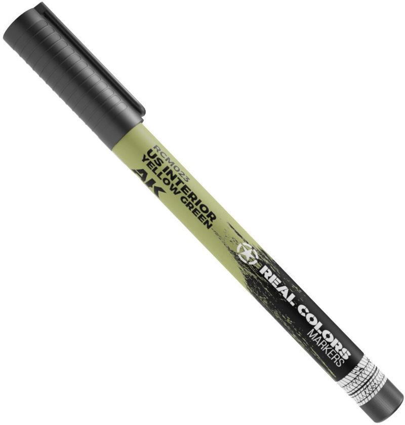 Marker AK Interactive Real Colors US Interior, majë e hollë, yellow green