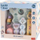 Lodër druri edukative TREFL Wooden Toy Shapes and Numbers Bobaski and Bear 61823, puzzle me forma e numra, ngjyra pastel