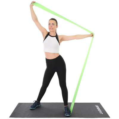 Shirit elastik për palestër Enero Fit, 15-25 kg, 200 cm, blu
