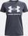 Bluzë sportive Under Armour Live Sportstyle Graphic W, pambuk me poliester, me logo të madhe, gri e errët