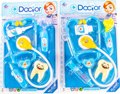 Lodër set doktorësh Midex B1965375, me bateri, shumëaksesorësh, blu