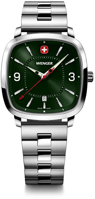 Orë për meshkuj Vintage Sport 01.1921.111, e argjendtë