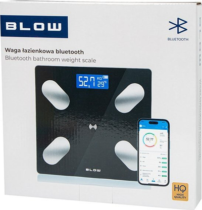 Peshore banjoje Blow Bluetooth, 180kg, inteligjente, e bardhë