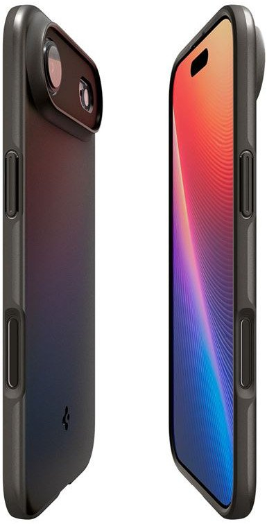 Mbështjellës telefoni Spigen iPhone Air Thin Fit MagSafe, gunmetal