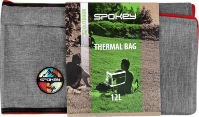 Çantë termike Spokey IceCube 4 927380, 12l, poliester, e hirtë