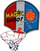Kosh basketbolli për kalamaj Enero Basketball Backboard Baby, 40x32x8cm, me top, shumëngjyrësh