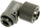 Lidhës këndor Aquatuning Angle, 1/4" në 13/10mm, metalik, ngjyrë argjendi