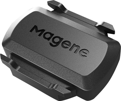 Sensor biçiklete Magene S3 për shpejtësi dhe kadencë, me ANT+ dhe Bluetooth, ngjyrë e zezë
